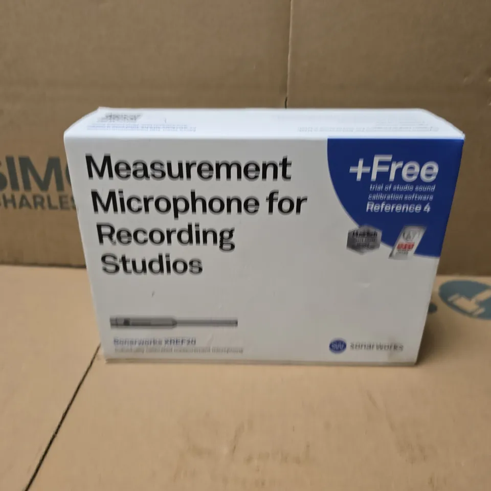 BOXED SONARWORKS XREF20 MEASUREMENT MICROPHONE