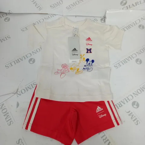 ADIDAS DISNEY 2 PIECE SET SIZE 6-9 MONTHS