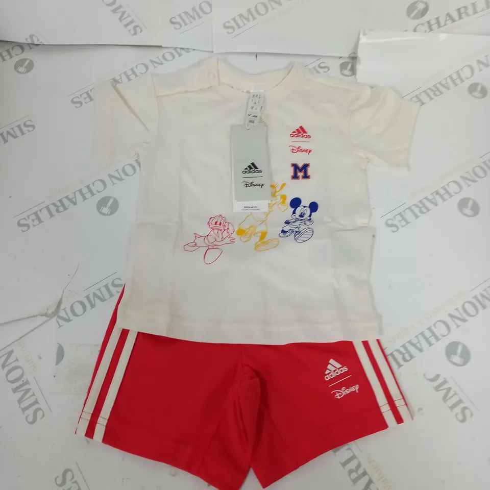 ADIDAS DISNEY 2 PIECE SET SIZE 6-9 MONTHS