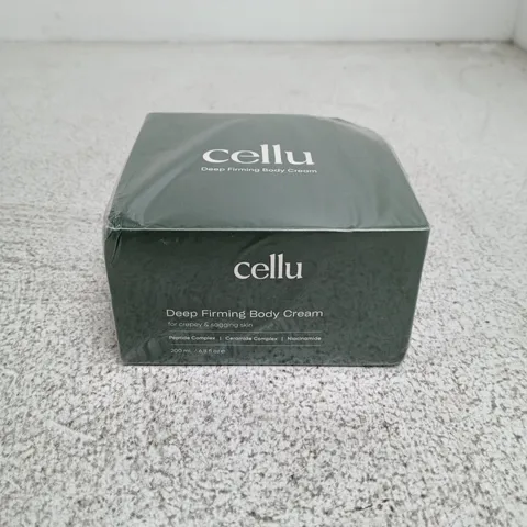 BOXED AND SEALED CELLU DEEP FIRMING BODY CREAM (200ML)