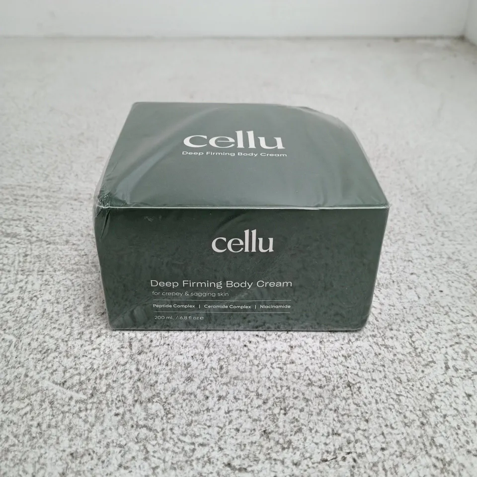 BOXED AND SEALED CELLU DEEP FIRMING BODY CREAM (200ML)