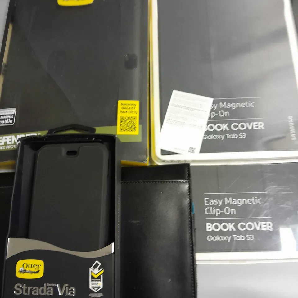 LOT OF 9 ASSORTED PHONE AND TABLET CASES TO INCLUDE SAMSUNG AND OTTER BOX