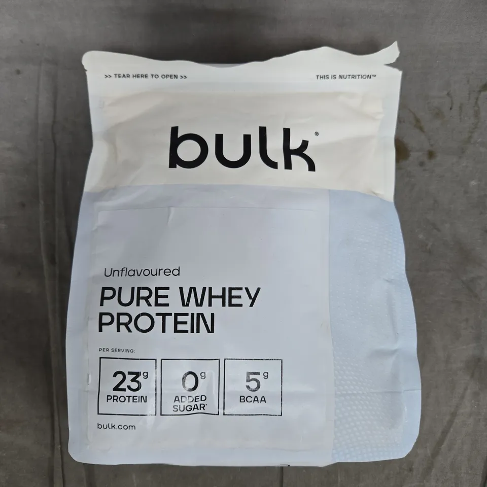 BULK UNFLAVOURED PURE WHEY PROTEIN POWDER - 500G