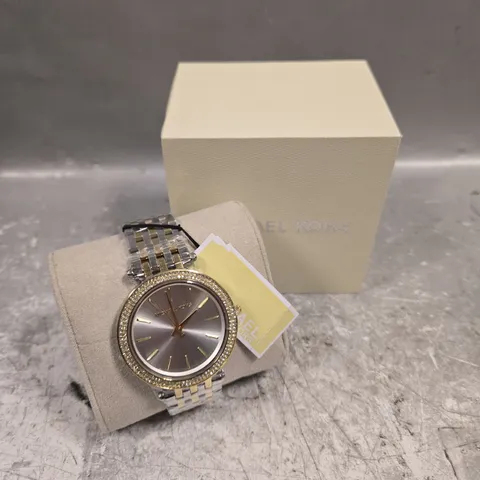 MICHAEL KORS SILVER EFFECT DIAL WATCH