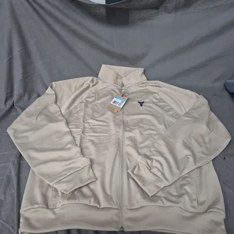 NIKE MENS JACKET – BEIGE SAND, SIZE M