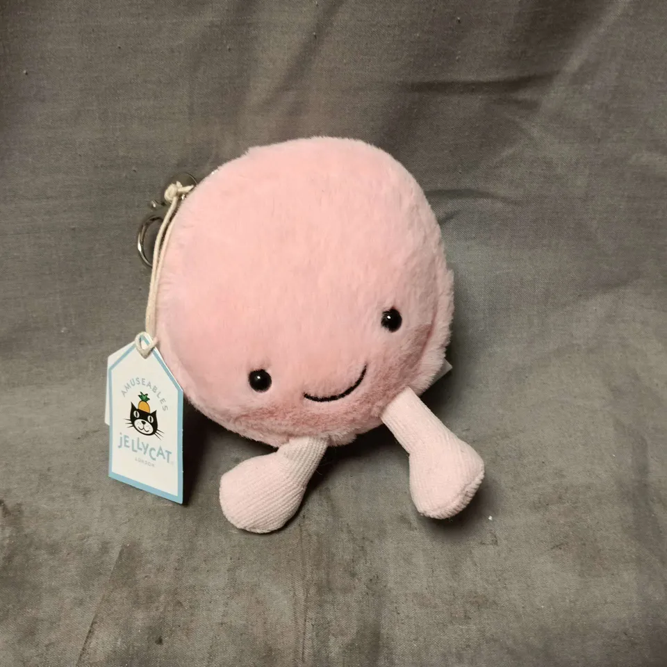 JELLYCAT AMUSEABLES MONA MACARON PLUSH – PINK, WITH TAGS