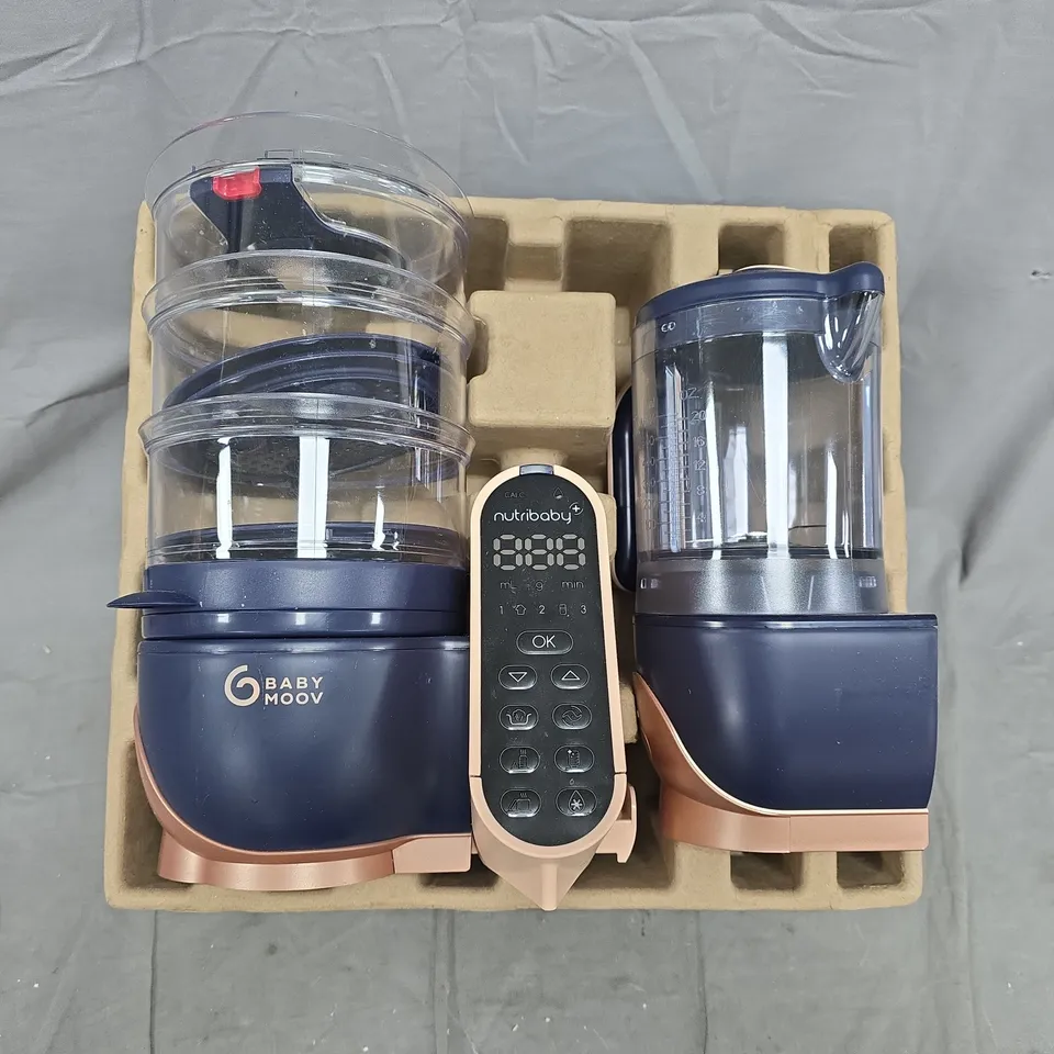 BABYMOOV NUTRIBABY XL 6-IN-1 BABY FOOD PROCESSOR/BLENDER/STEAMER