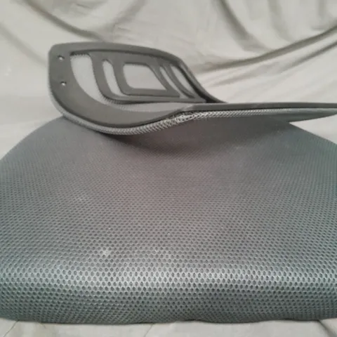 UNBRANDED DARK GREY OFFICE DESK WITH WHEELS