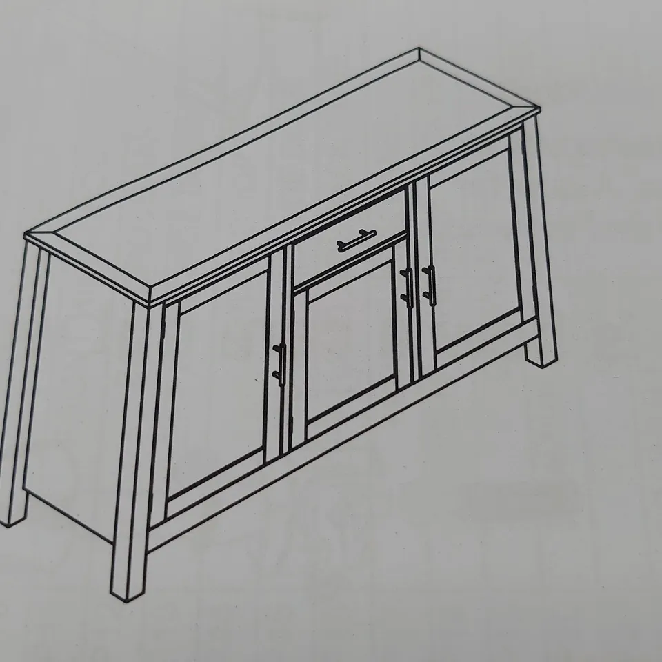 BRAND NEW BOXED OAKRIDGE LARGE SIDEBOARD (2 BOXES)