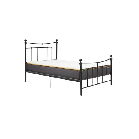 BOXED HAYLER BED FRAME - 90CM, BLACK (1 BOX)