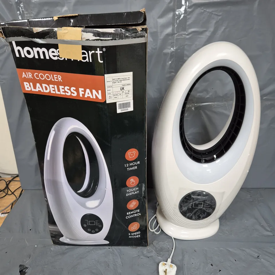 BOXED HOMESMART 60W AIR COOLER BLADELESS FAN