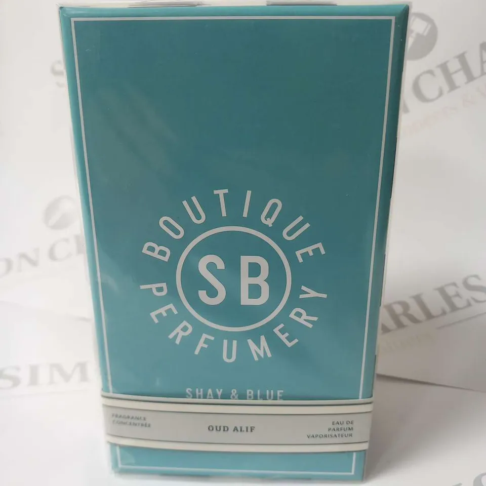 BOXED AND SEALED SB BOUTIQUE PERFUMERY OUD ALIF EAU DE PARFUM 100ML