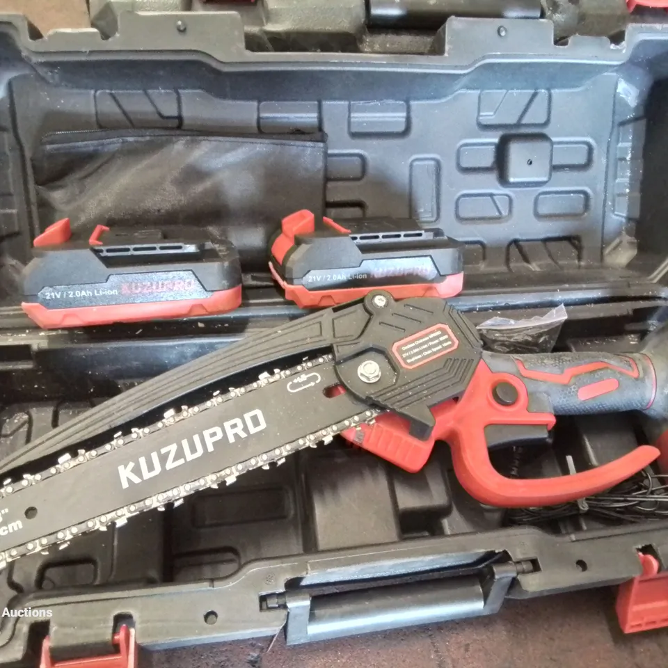 BOXED KUZUPRO 8-INCH CORDLESS MINI CHAINSAW