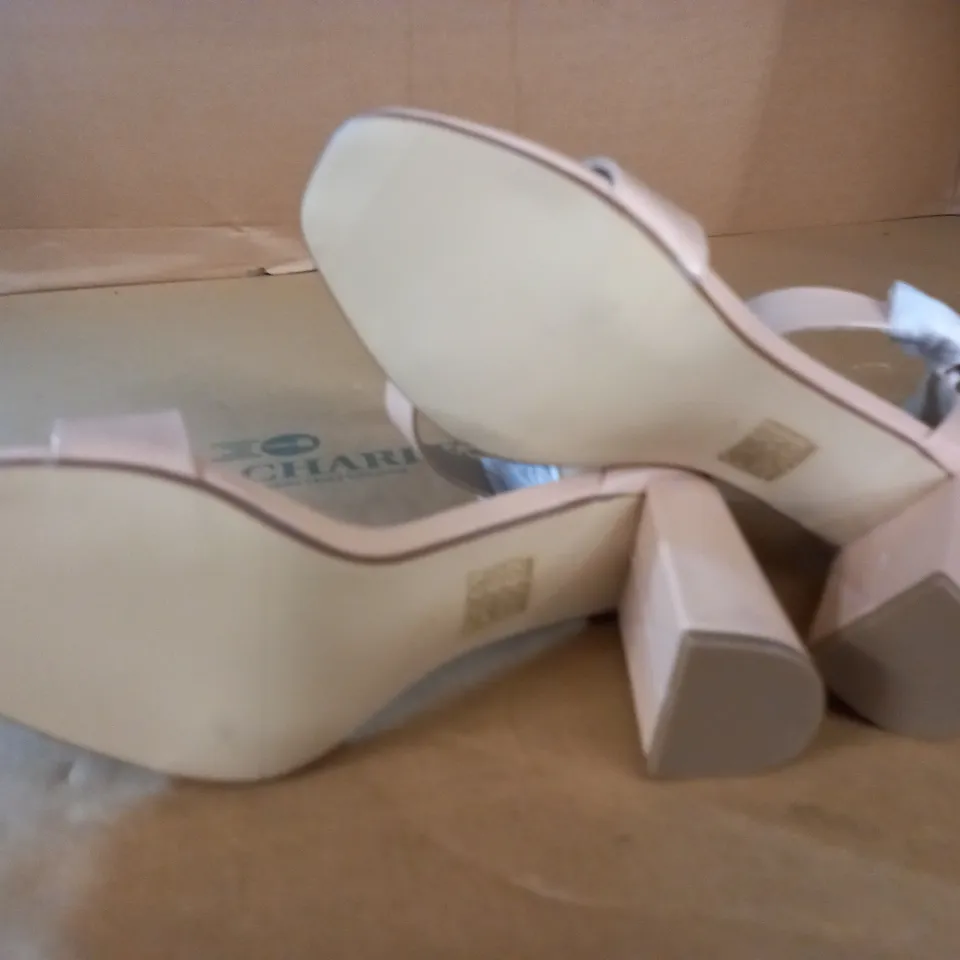KRUSH WIDE FIT ANKLE STRAP SHOES IN NUDE - 8