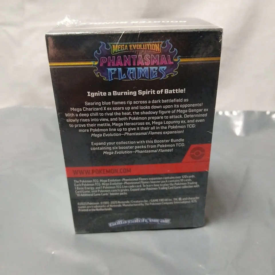 SEALED POKÉMON MEGA EVOLUTION PHANTASM FLAMES BOOSTER BUNDLE