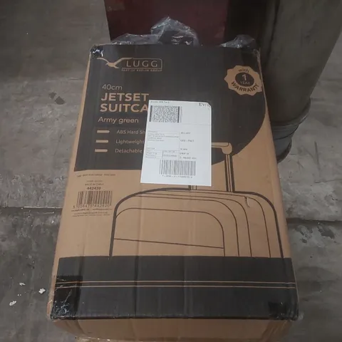 BOXED LUGG TRAVEL SUITCASE
