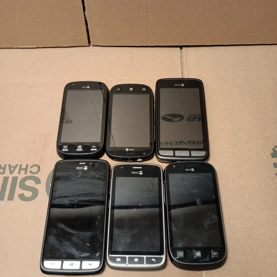 APPROX 6 ASSORTED MOBILE PHONES 