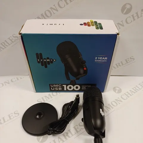 BOXED TRUMIX UMC USB 100 DESKTOP MICROPHONE 