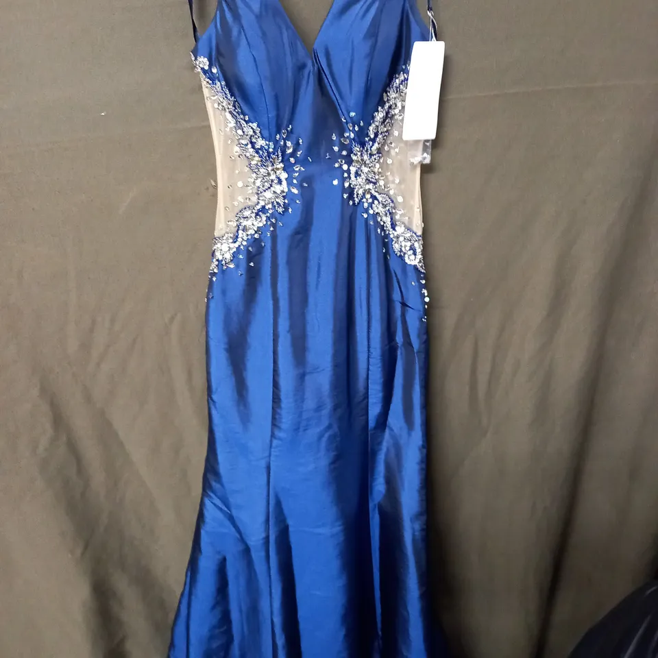 RUBY PROM BLUE EMBELLISHED OCCASIONAL DRESS - 6