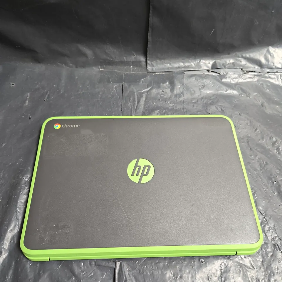 HP CHROMEBOOK 11 G5 EE LAPTOP – GREEN TRIM, CHROME BRANDING 