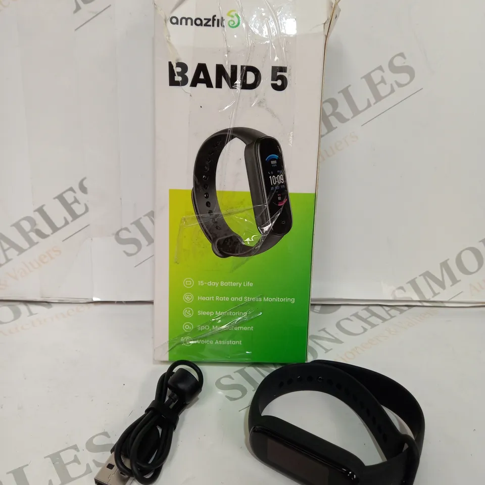 BOXED AMAZFIT BAND 5 SMART BAND/FITNESS TRACKERS WITH VOICE ASSISTANT 