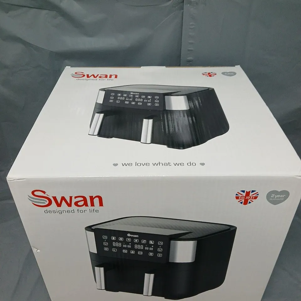 BOXED SWAN 7.6L DUAL AIR FRYER 