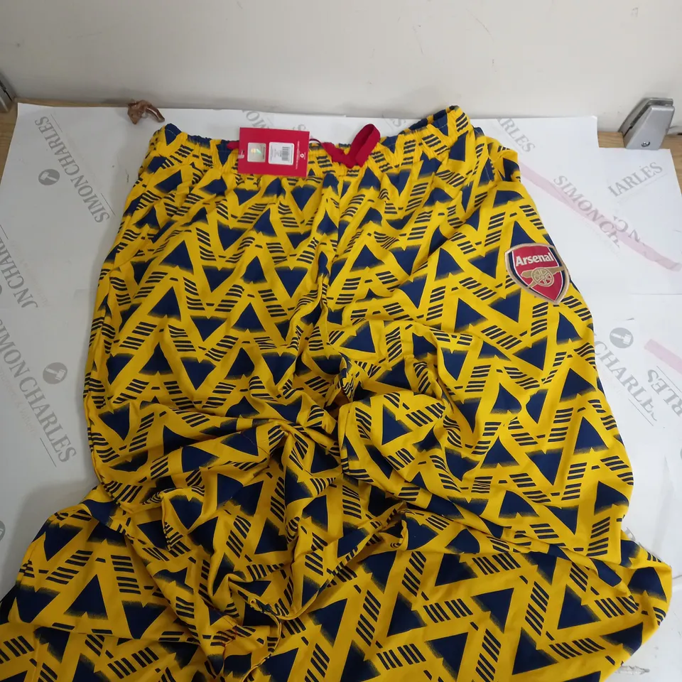 ARSENAL YELLOW/BLUE LOUNGEPANTS-LARGE