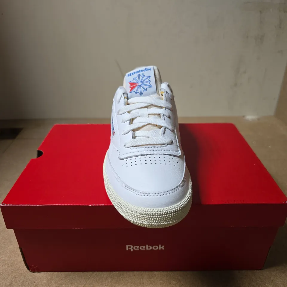 REEBOK CLUB C 85 VINTAGE TENNIS SNEAKERS WHITE SIZE UK 7 BOXED