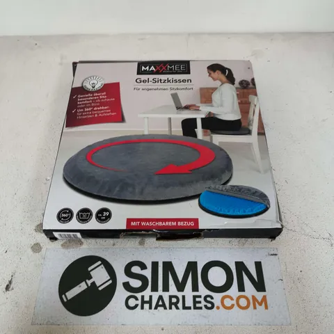 BOXED MAXX MEE ROTATING GEL SEAT CUSHION 