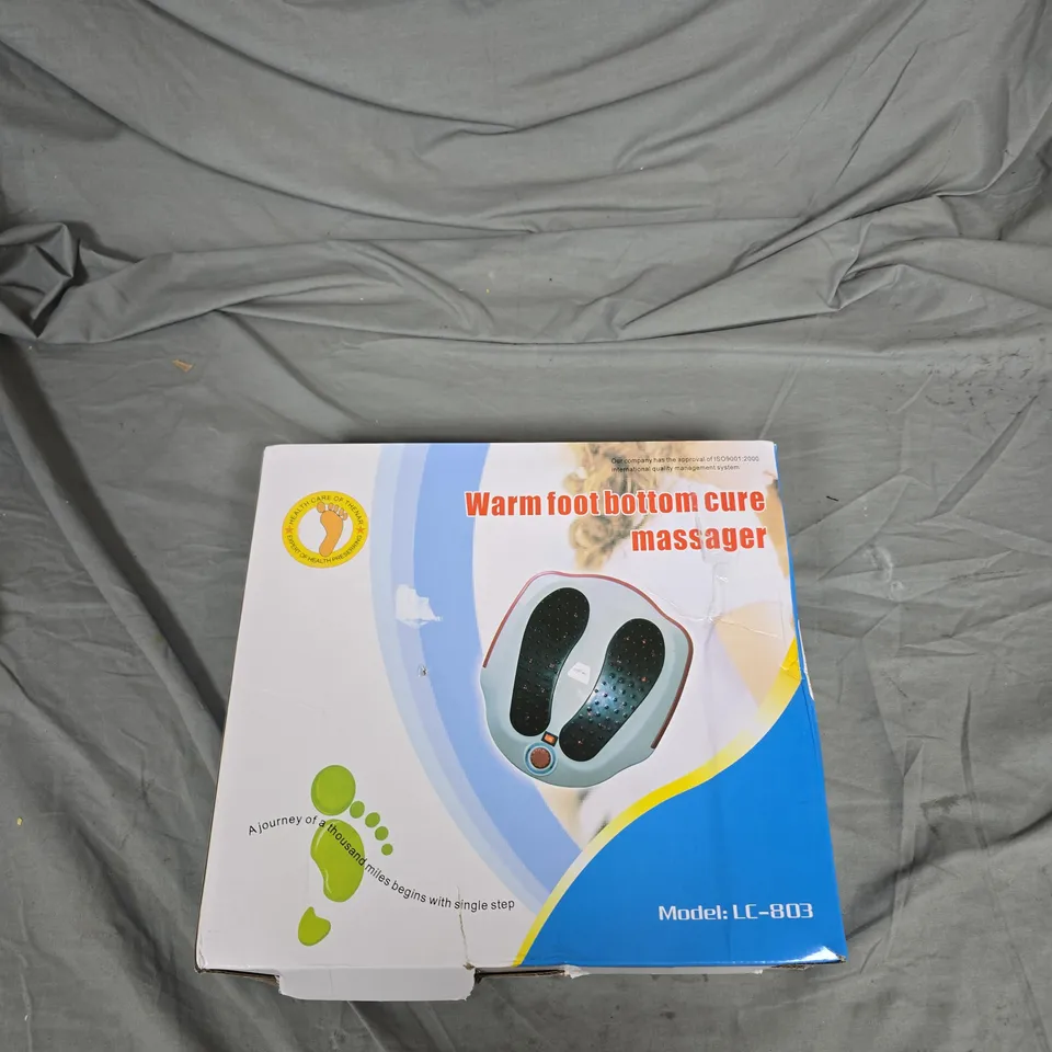FOOT MASSAGER – MODEL LC-803 (WARM FOOT BOTTOM CURE MASSAGER)