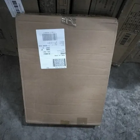 BOXED BEDSIDE TABLE WHITE FO070024