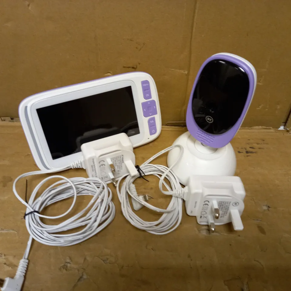 BT SMART BABY MONITOR WITH 5 INCH COLOUR SCREEN 