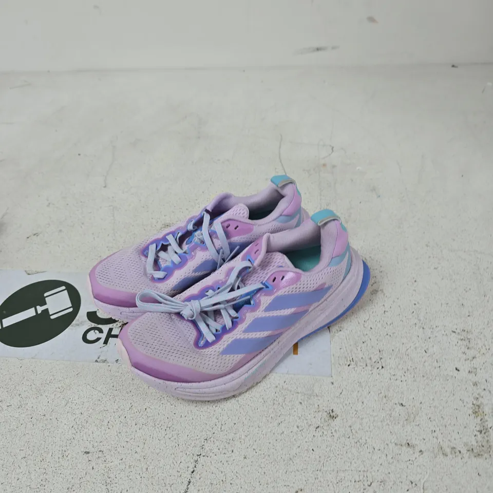ADIDAS ' TRAINERS – PINK/PURPLE MESH, UK 4