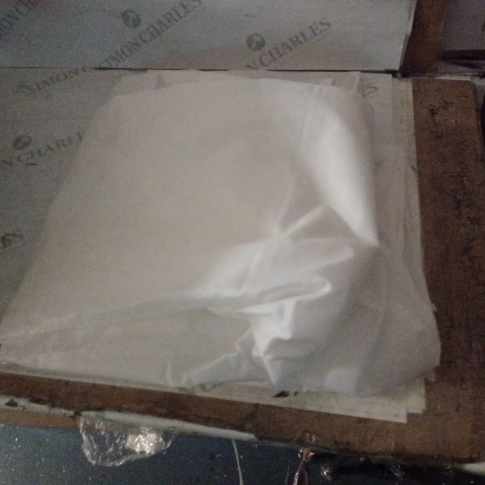 BOX OF WHITE NYLON TARPAULIN