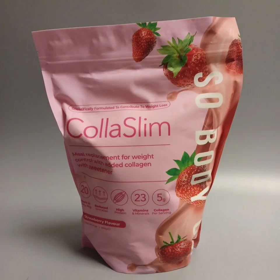 SEALED SO BODY CO COLLA SLIM MEAL REPLACEMENT POWDER - STRAWBERRY 800G