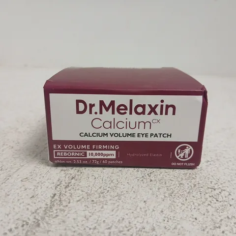DR. MELAXIN CALCIUM CX CALCIUM VOLUME EYE PATCH – BOXED AND SEALED