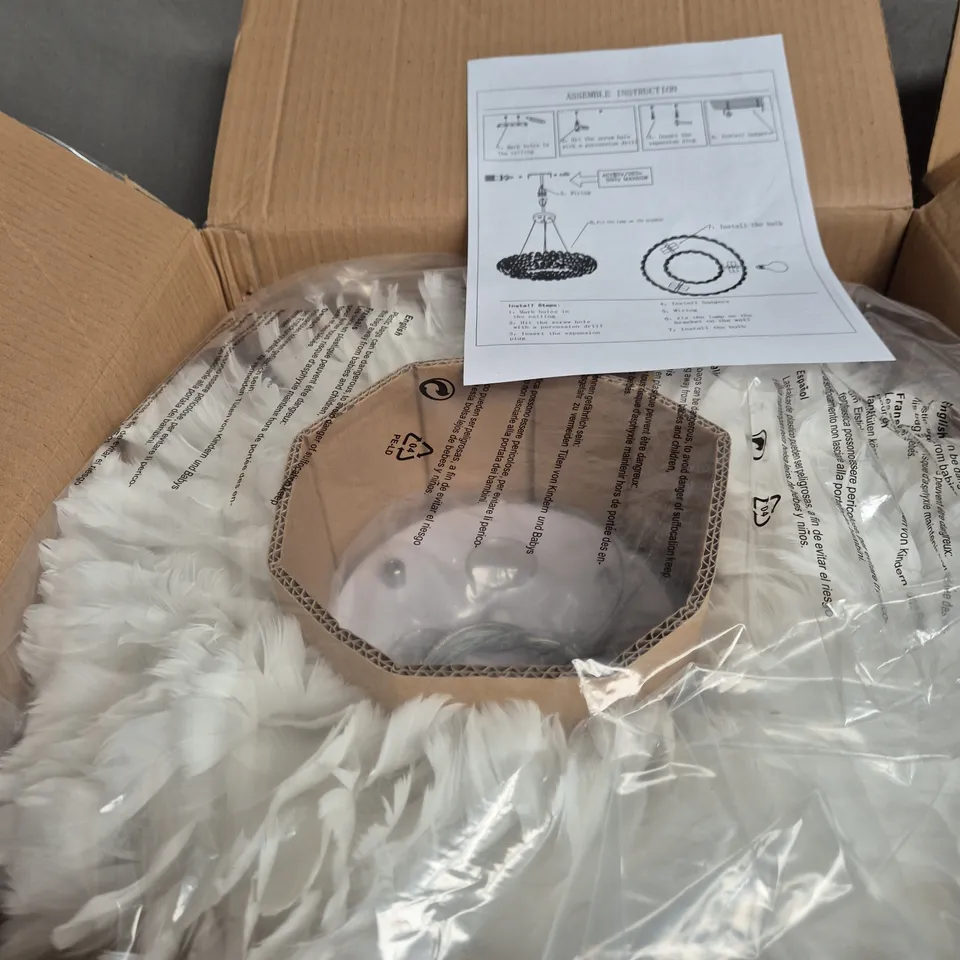 LIGHTSIN PENDANT LAMP – FLUFFY SHADE, SKU LG1318