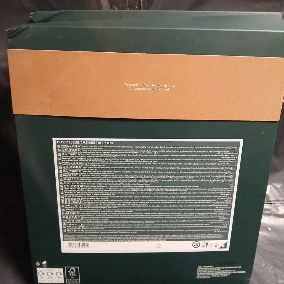 THE BODY SHOP ADVENT CALENDAR – CLASSIC 24 DAYS, BOXED