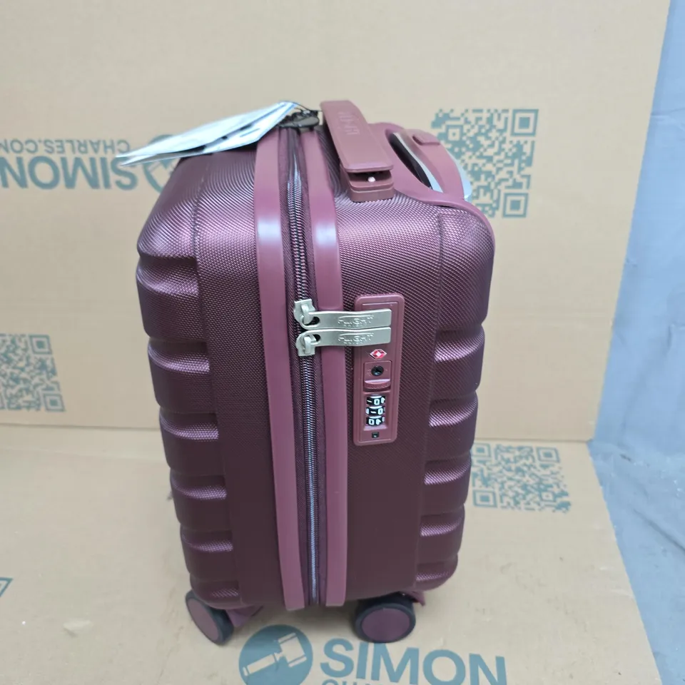 FLIGHT KNIGHT PURPLE HARD-SHELL SPINNER LUGGAGE