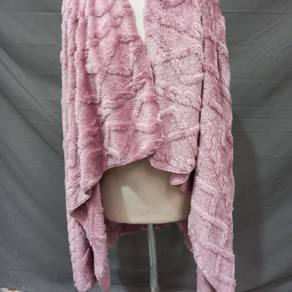 COZEE HOME KNIT CARDIGAN IN PINK SIZE LARGE
