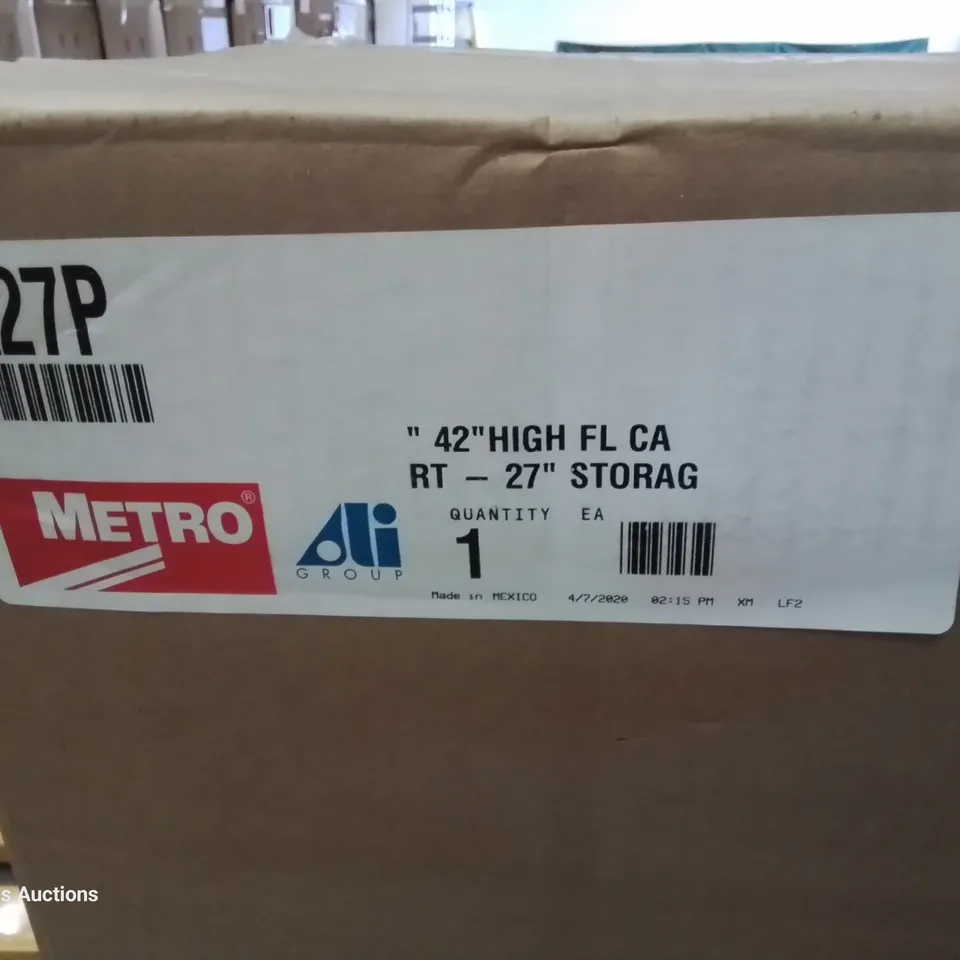 BRAND NEW METRO FLEXLINE STORAGE TROLLEY 42" HIGH 27" WIDE