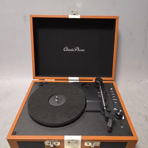 BOXED CLASSIC PHONO BY LENCO TURNTABLE WITH BLUETOOTH RECEPTION TT-120BNWH