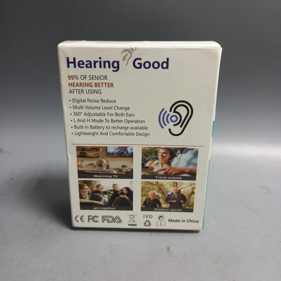 BOXED HEARING GOOD HEARING AID