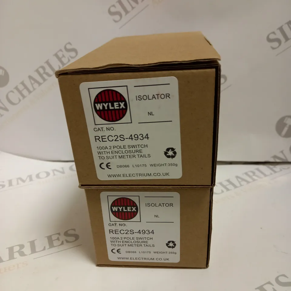 3 X BOXED WYLEX REC2S-4934 ISOLATORS