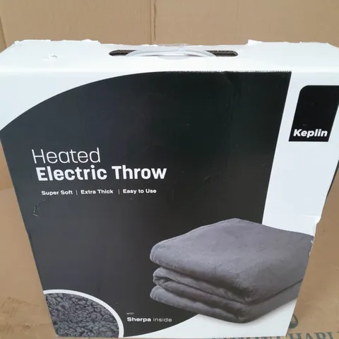 BOXED KEPLIN HEATED ELECTRIC THROW