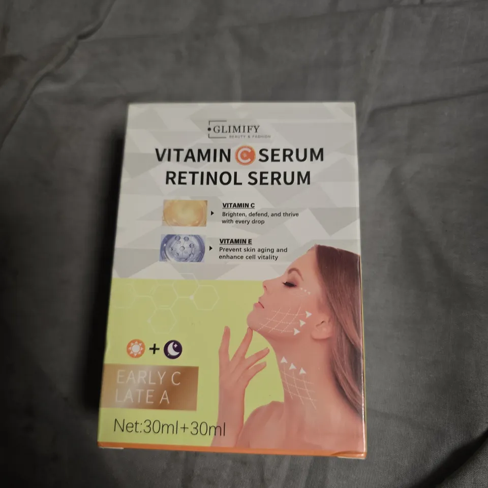 GLIMIFY VITAMIN C SERUM + RETINOL SERUM (30ML + 30ML)