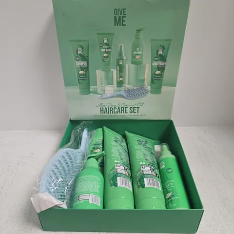 BOXED GIVE ME ALOE VERA & COCONUT OIL FULL HAIRCARE SET