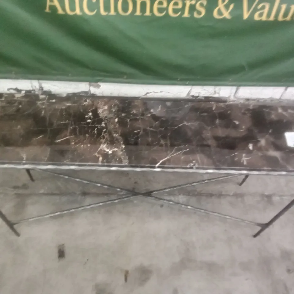 MARBLE CONSOLE TABLE