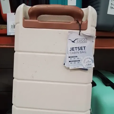 JETSET CABIN BAG CREAM&BROWN