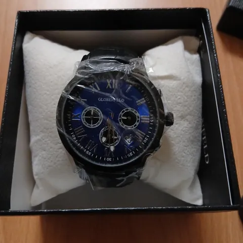 GLOBENFELD ROMAN CHRONO BLUE WATCH – BOXED
